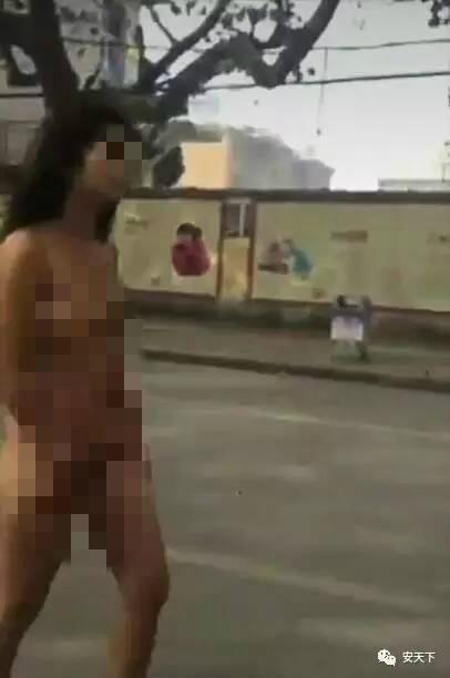 網(wǎng)曝林州街頭一妙齡女子當眾裸奔 疑壓力所致