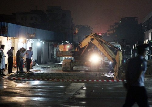 　圖為事故現(xiàn)場。