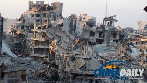 敘利亞反對(duì)派稱(chēng)政府毒氣彈轟炸殺死數(shù)百人