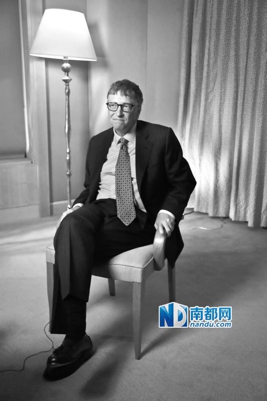 比爾·蓋茨接受美國《滾石》雜志專訪。