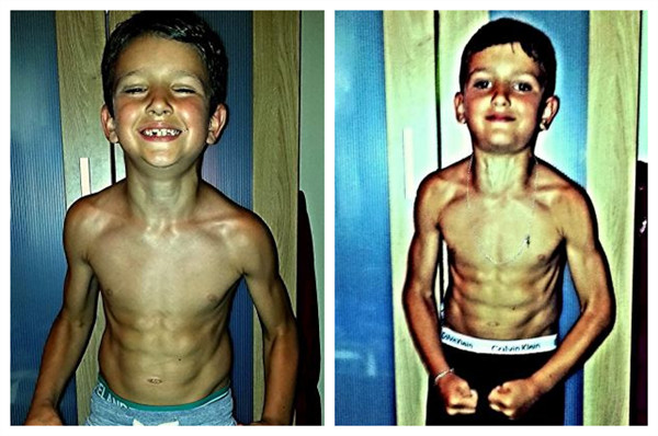 年僅8歲的布蘭登·布萊克因其完美的身型，被贊為迷你版的阿諾德·施瓦辛格。