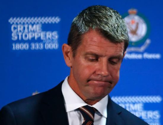 　新南威爾士州州長(zhǎng)Mike Baird出席新聞發(fā)布會(huì)。