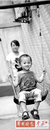 張麗梅說，兒子的每張笑臉，都會讓自己看到希望。