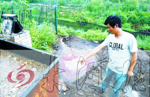 煉油點將骯臟、臭氣熏人的廢水直接排入溝渠。