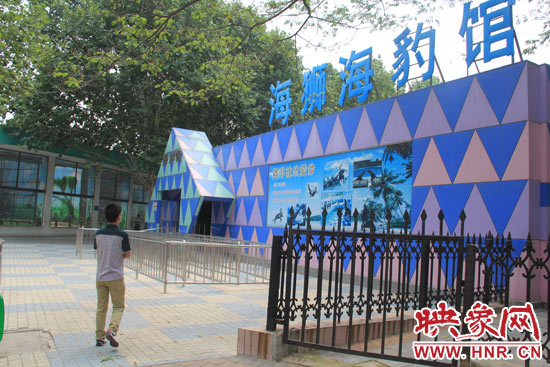 因為是周一，鄭州市動物園海洋館的游客并不多。
