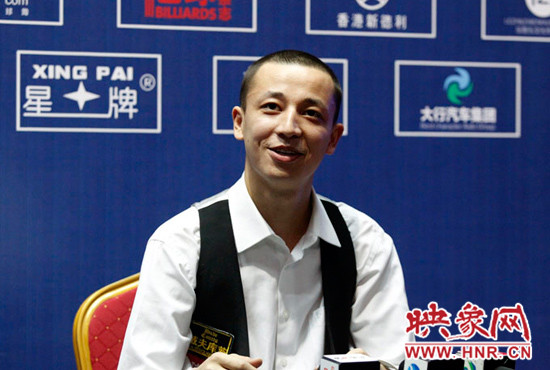 發(fā)布會上，中國業(yè)余選手帕如克很期待下一句的比賽