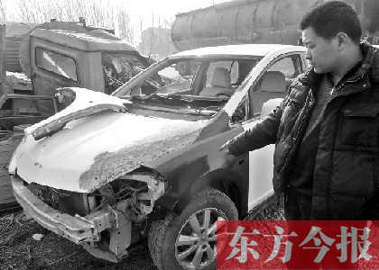 死者家屬向記者指出,就是這輛肇事車