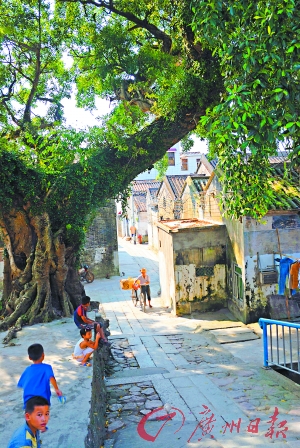 古鶴村的村落風(fēng)貌保存完好,猶如一處“世外桃源 ”。