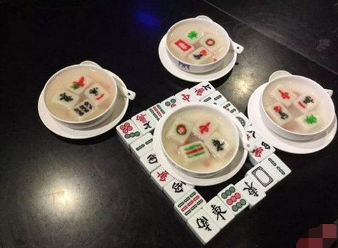 來(lái)碗清一色！火鍋店推出創(chuàng)意麻將湯圓