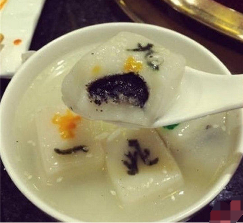 來(lái)碗清一色！火鍋店推出創(chuàng)意麻將湯圓