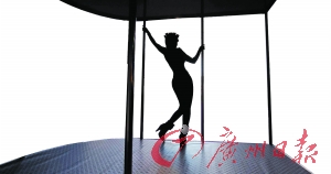 淋病是人類特有的疾病之一，性接觸是主要傳染形式。圖為美國一名性工作者在跳鋼管舞。