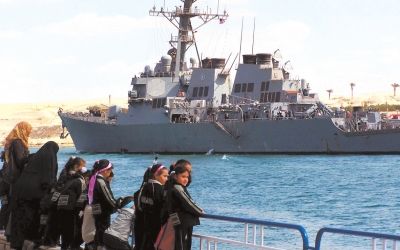 美國(guó)海軍“馬漢”號(hào)驅(qū)逐艦（資料圖片）。圖/CFP