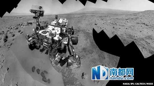 “好奇”號(hào)探測(cè)器在火星上發(fā)現(xiàn)水。