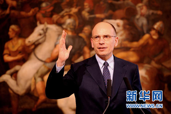  2月13日，意大利政府總理恩里科·萊塔宣布辭職。
