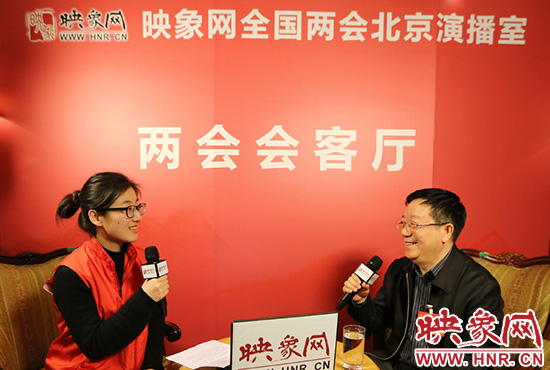 全國(guó)人大代表鄭永和做客映象網(wǎng)全國(guó)兩會(huì)北京直播室。