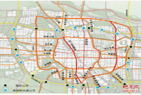 兩環(huán)十七放射景觀廊道建設。