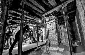 埃及首次向公眾開放的古埃及法老圖坦卡蒙乳母之墓內(nèi)景。