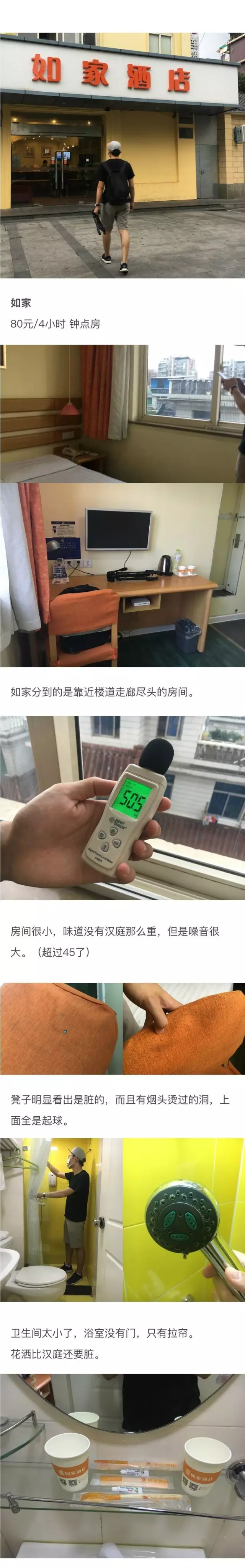 快捷酒店究竟有多臟？網(wǎng)友在7家酒店開房實(shí)測