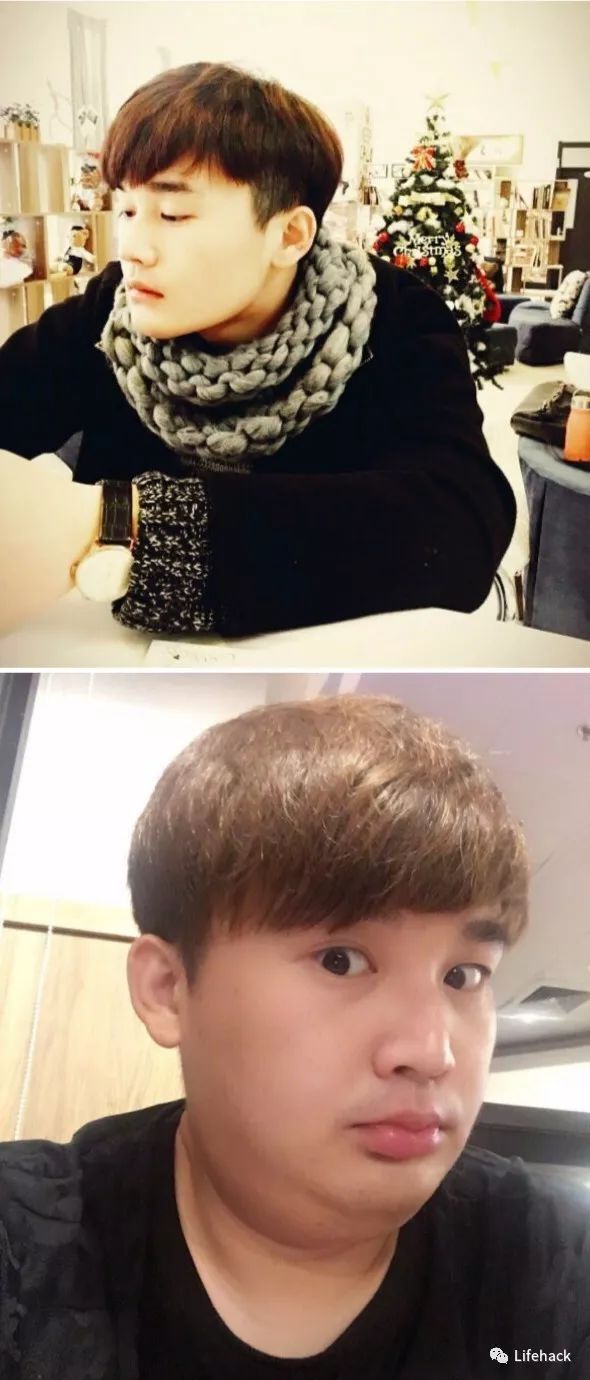 長胖20斤，臉型怎么變？這些例子看完扎心了！