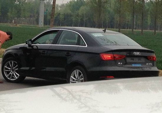 三廂奧迪A3國內(nèi)測試車