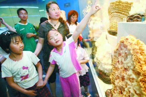 哇，地質(zhì)博物館里好多沒見過的??！