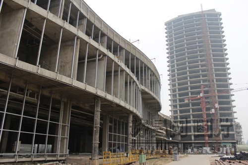 正在建設(shè)的新鄭機場許昌航站樓