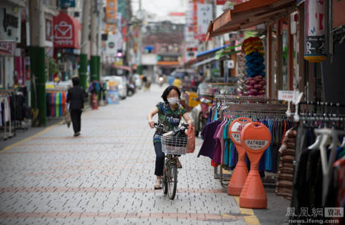MERS疫情蔓延 韓國(guó)首爾鬧市成為空城