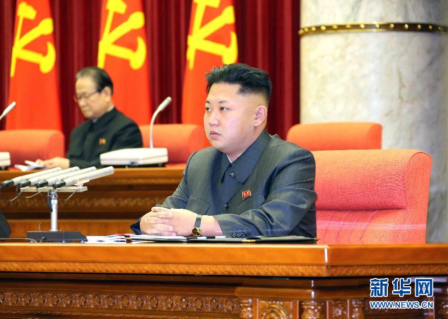 12月8日，在朝鮮平壤，朝鮮勞動(dòng)黨第一書記金正恩出席并指導(dǎo)朝鮮勞動(dòng)黨中央政治局?jǐn)U大會(huì)議。