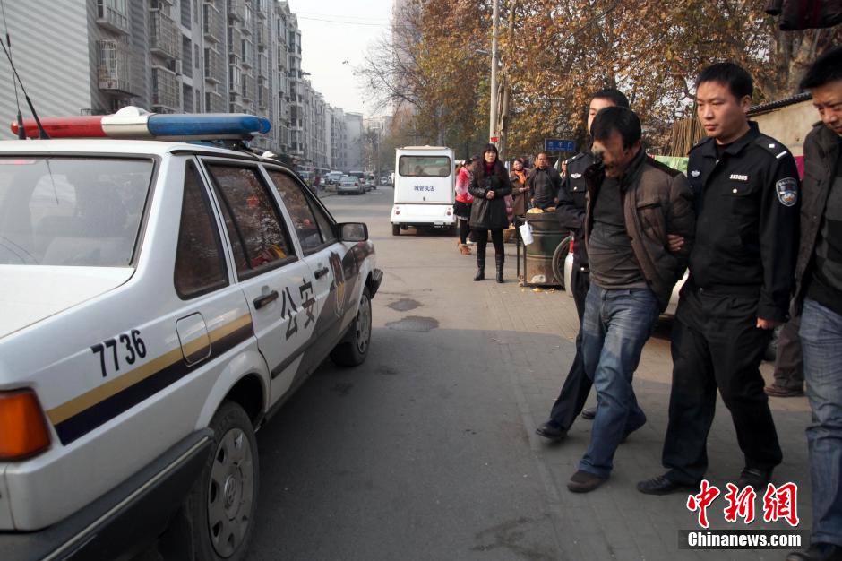 圖為抓獲犯罪嫌疑人（資料圖片）。