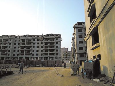 　適園雅居小區(qū)，已建起13棟住宅樓。