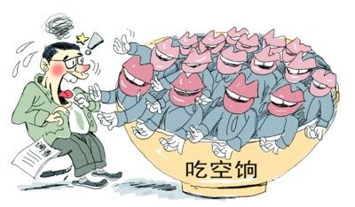 “吃空餉”漫畫(huà)