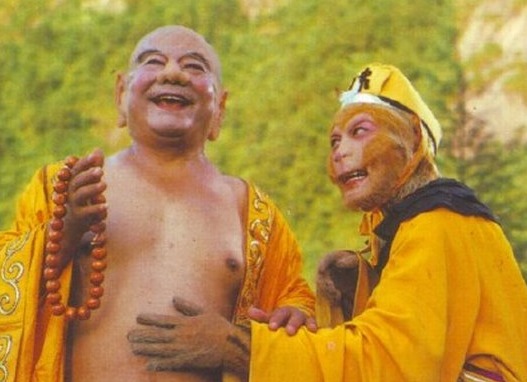 鐵牛《西游記》中彌勒佛劇照。