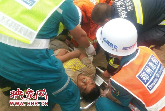 事故現(xiàn)場(chǎng)，一人被救出