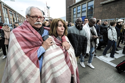 扎芬特姆國際機(jī)場，乘客被緊急疏散。圖/CFP