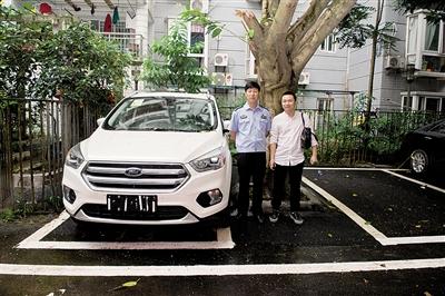 渝北警方送還追回的翼虎SUV。 渝北警方供圖