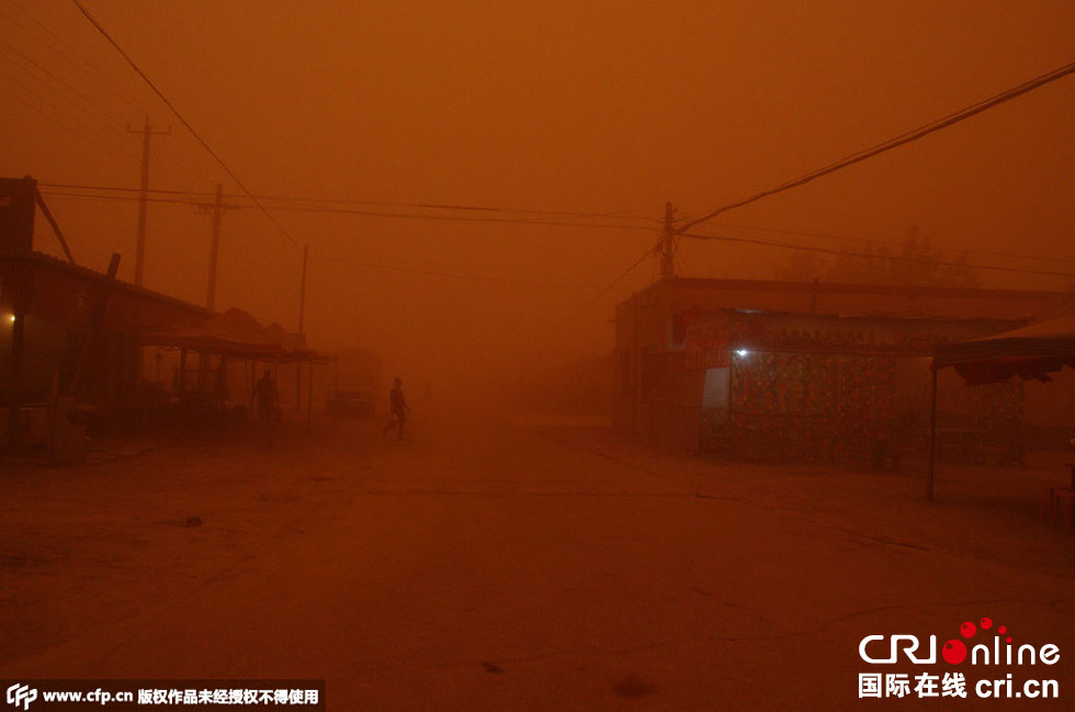 巴扎上變得寂靜無聲。　圖片來源：CFP