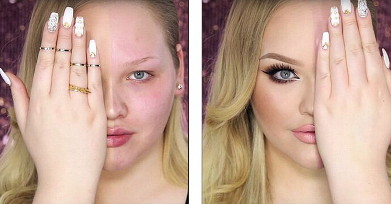 　左邊和右邊真的是一個(gè)人嗎？ （網(wǎng)頁(yè)截圖）