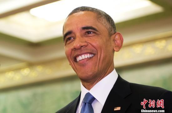 資料圖：美國(guó)總統(tǒng)奧巴馬。中新社發(fā) 廖攀 攝