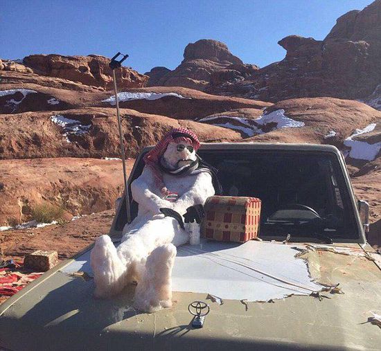 　一位宗教學(xué)者稱堆雪人褻瀆伊斯蘭教，引發(fā)眾多網(wǎng)友不滿。（網(wǎng)頁截圖）