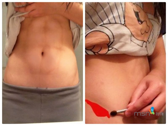 蔡依林 你的馬甲線“脫妝”了！