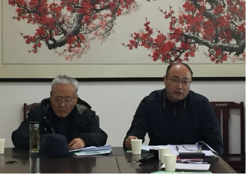 （左：原周口地區(qū)常委秘書長梁祖靈 ；右：鄲城縣委常委組織部長侯磊 ）