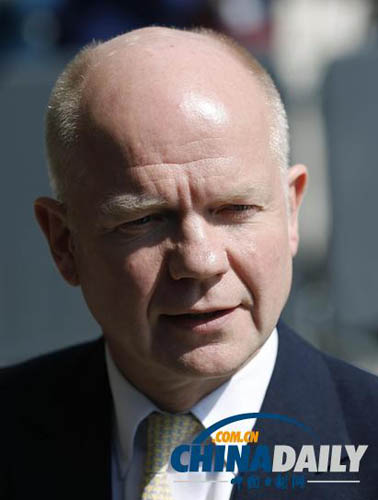 資料圖：英國外交大臣威廉·黑格。圖片來源：中國日報網(wǎng)