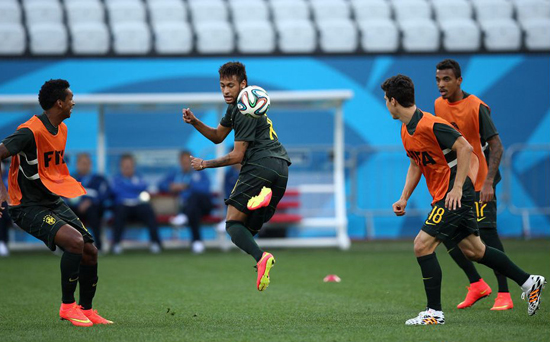 巴西隊(duì)備戰(zhàn)揭幕戰(zhàn)