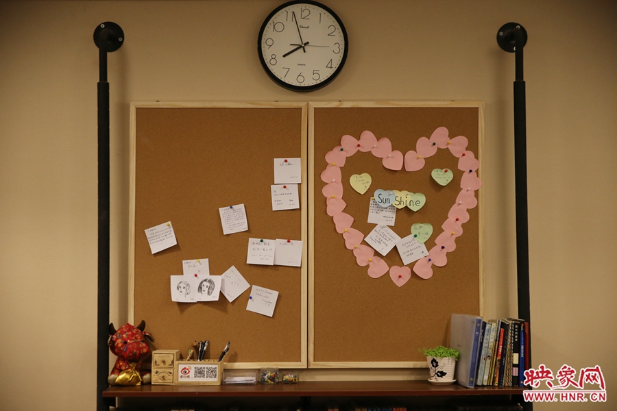 書店內(nèi)的留言板。